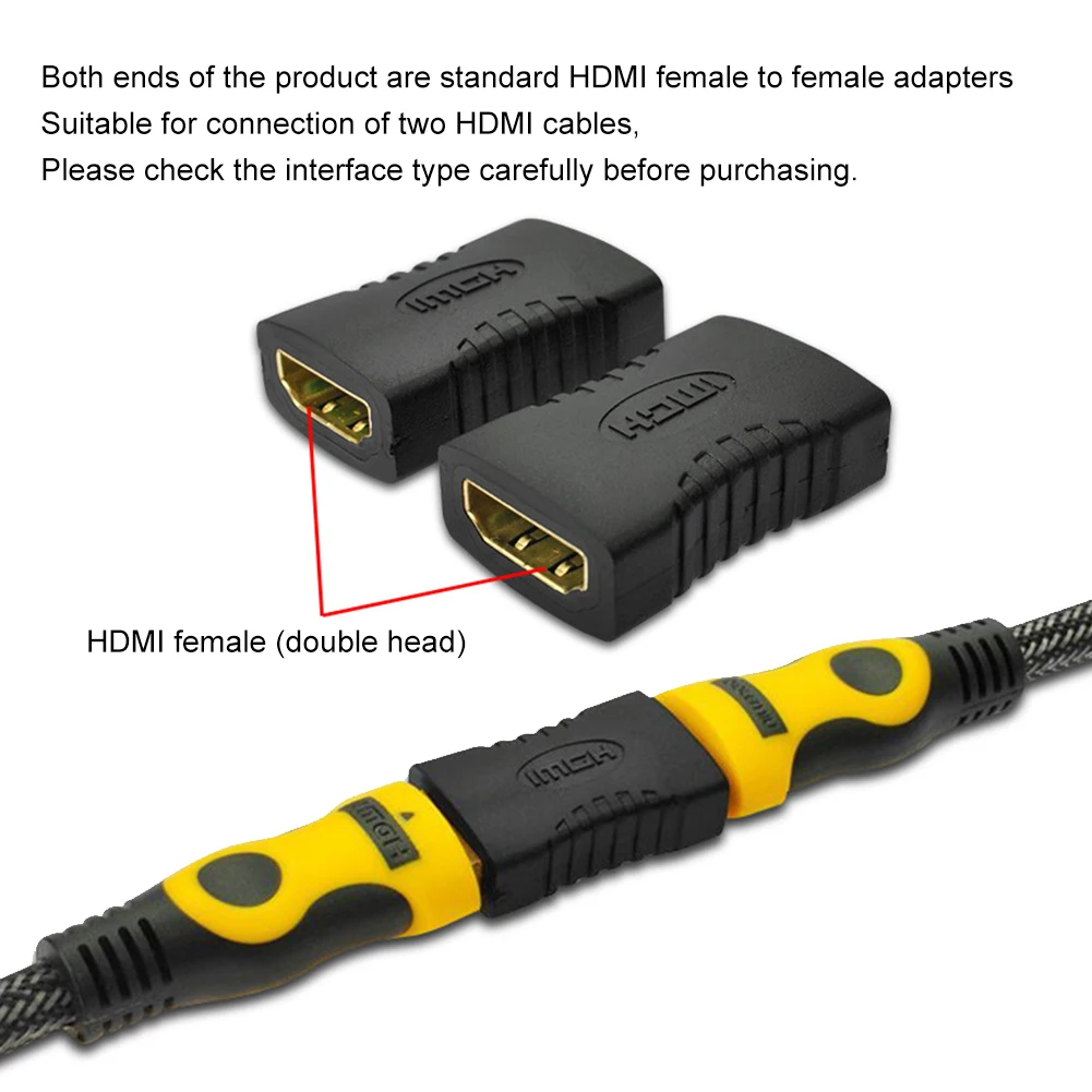 5 шт. 19 Pin HDMI Женский к переходник удлинитель адаптер конвертер разъем F/F для HDTV HDCP|