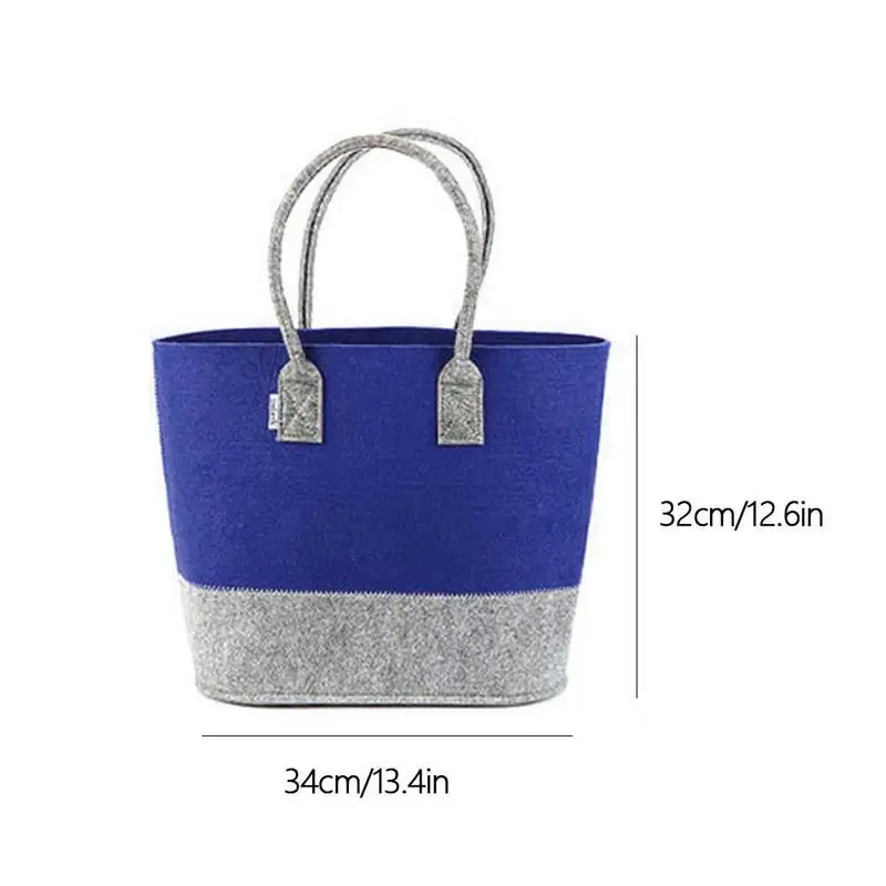 Большая корзина для сбора хозяйственная сумка высокое качество из войлока