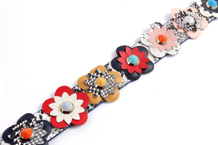 New Design Fashion Rivet Handbag Belts Women Bag Strap Accessory Bags Parts Strapper You Cow Leather Monster | Багаж и сумки
