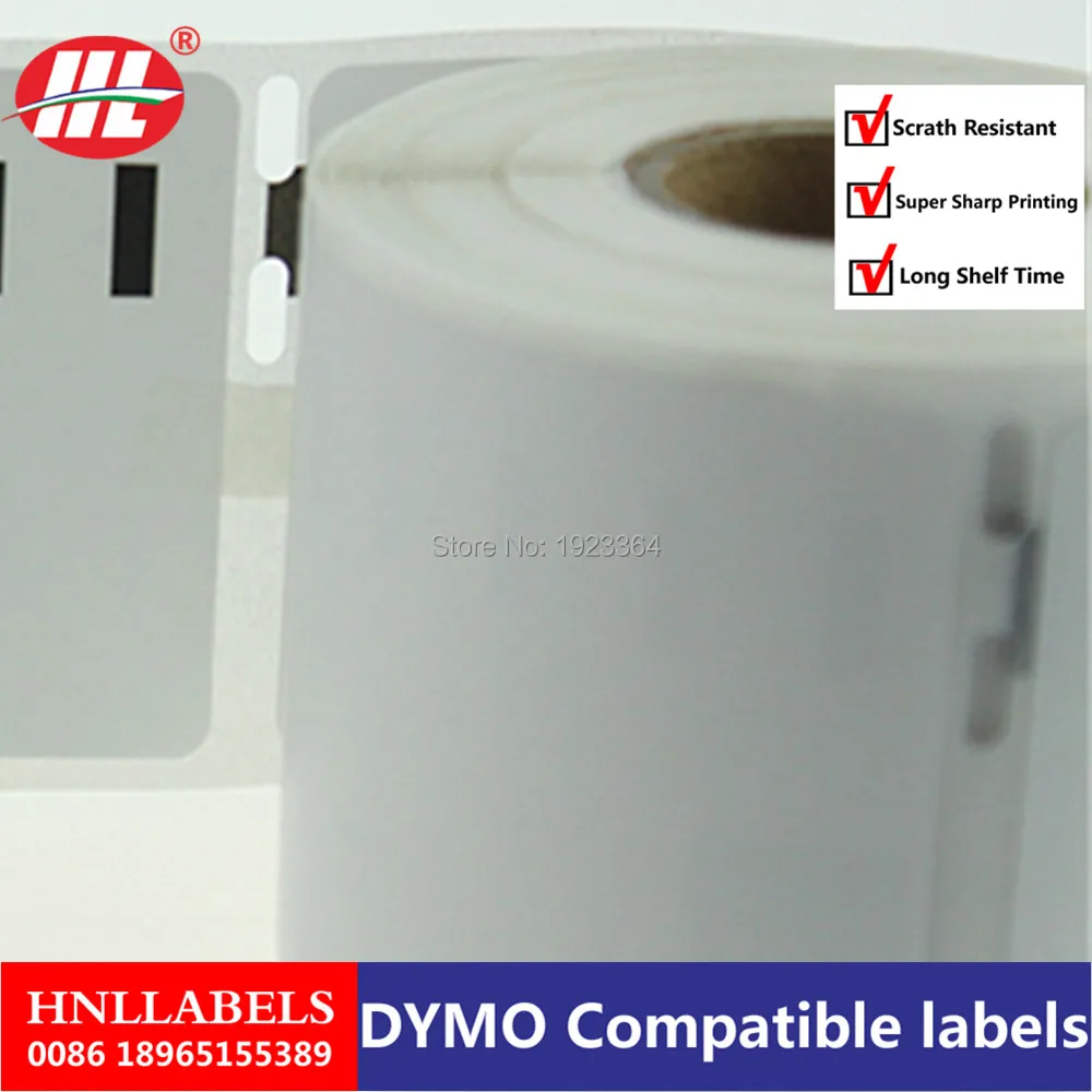 4 рулона DYMO LABEL 400 450 Duo Twin Turbo 99015 54x70 мм Label DYMO99015 DYMO99015|Самоклеящаяся Бумага| |