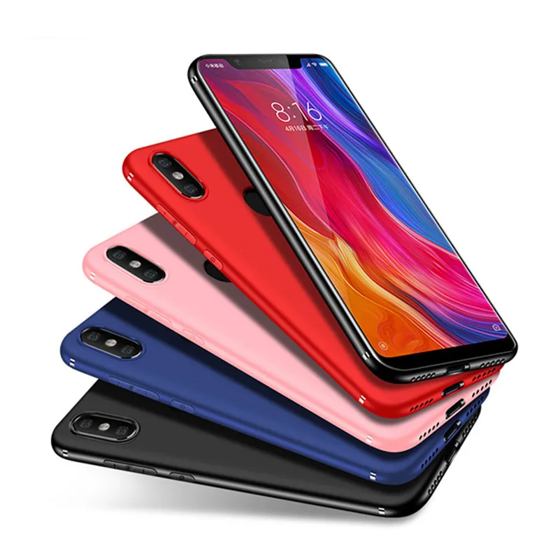 Матовый Силиконовый мягкий чехол из ТПУ для Xiaomi Redmi Note 5 6 Pro тонкий с полной