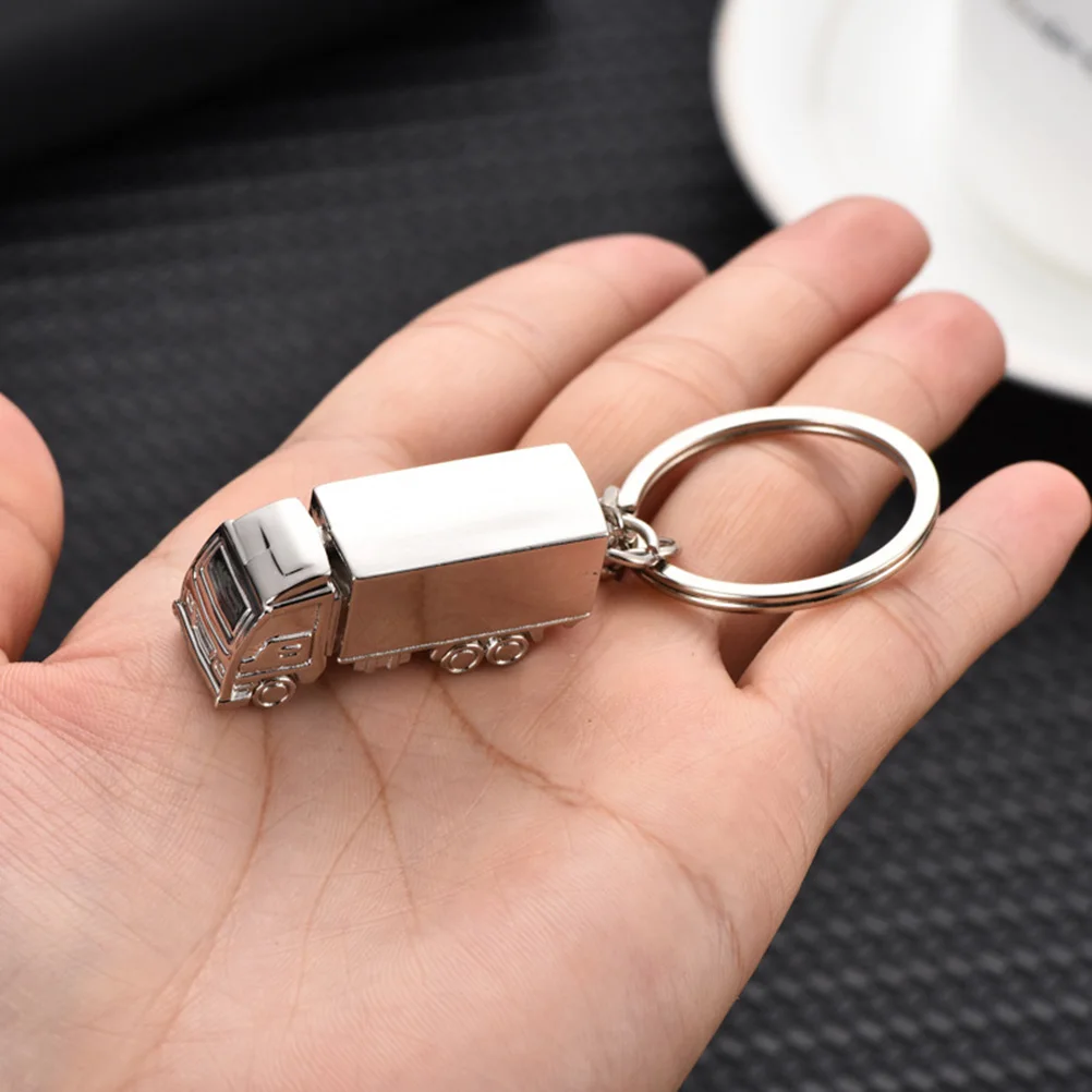 1 шт. Новинка полированный креативный грузовой автомобиль брелок для ключей