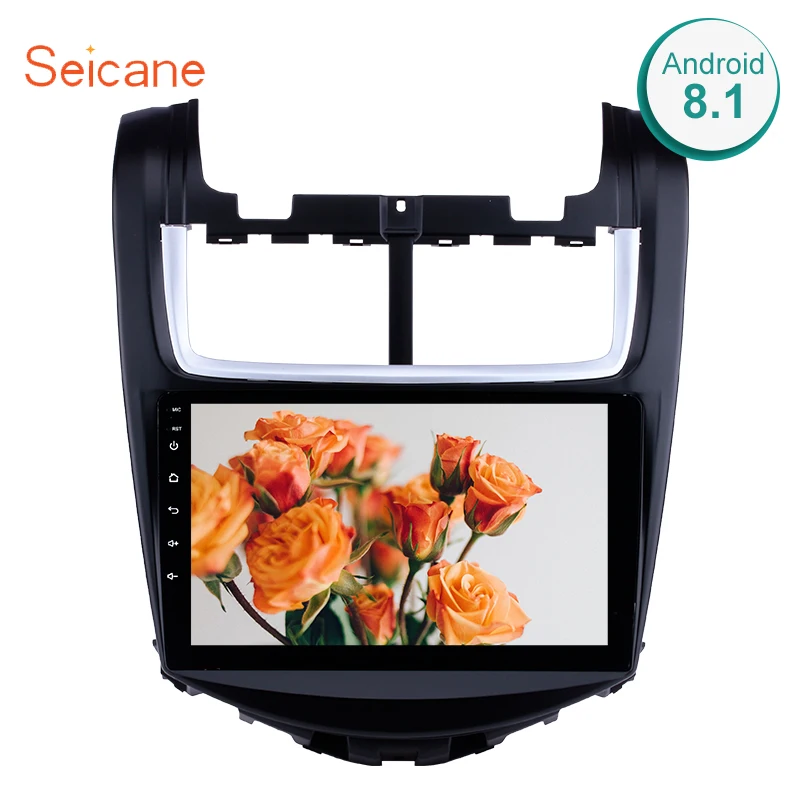 

Автомагнитола Seicane, мультимедийный плеер, GPS, 9 дюймов, для 2014, Chevy, Chevrolet Aveo, Android 8,1, 2DIN, Wi-Fi, Bluetooth, с DVR