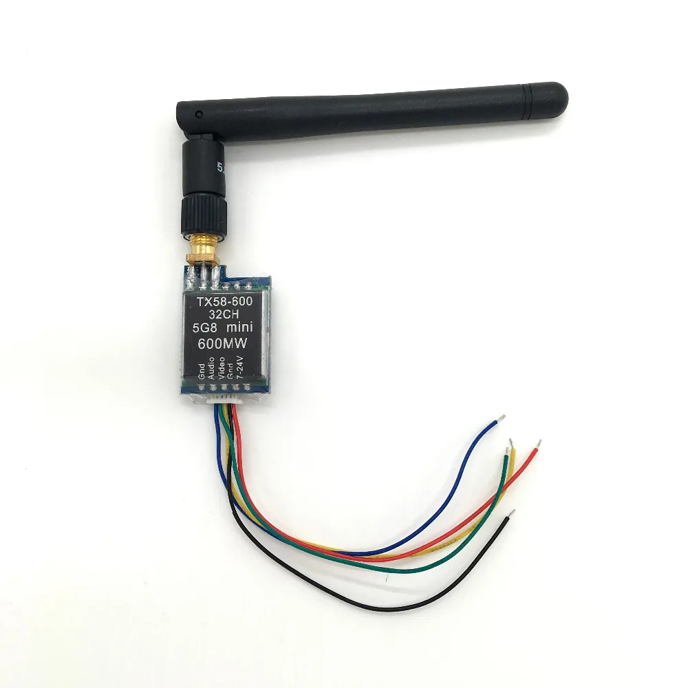 Top Deals 5.8G 600Mw 32Ch Av Mni Wireless Transmitter Rpsma Connector Car Video Wifi Rearview Systemtx58-600 | Электроника