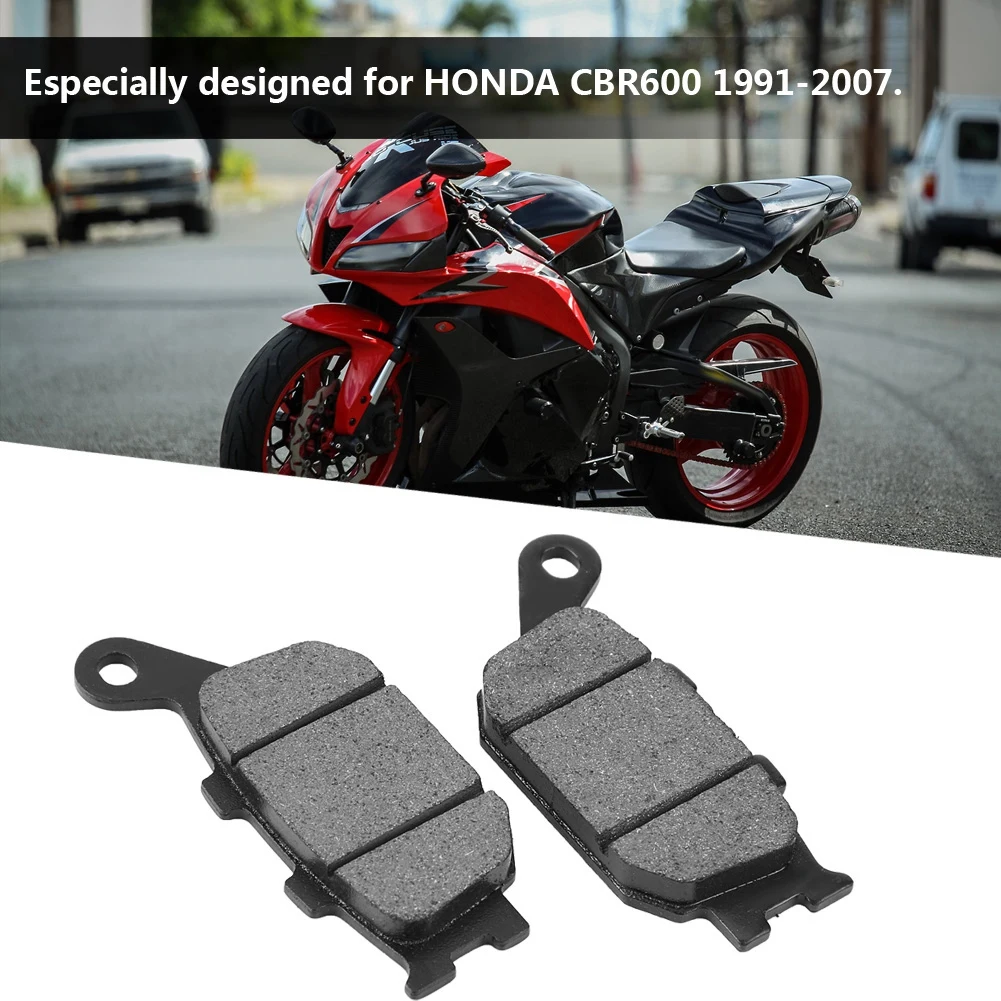 2 шт. мотоциклетные дисковые Тормозные колодки для HONDA CBR600 1991 2007 снижение шума и