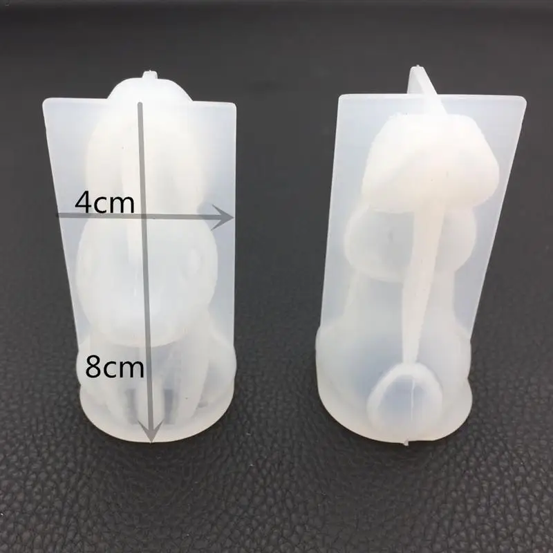 Пасхальный кролик форма для торта эпоксидная DIY 3D строчка животное модель