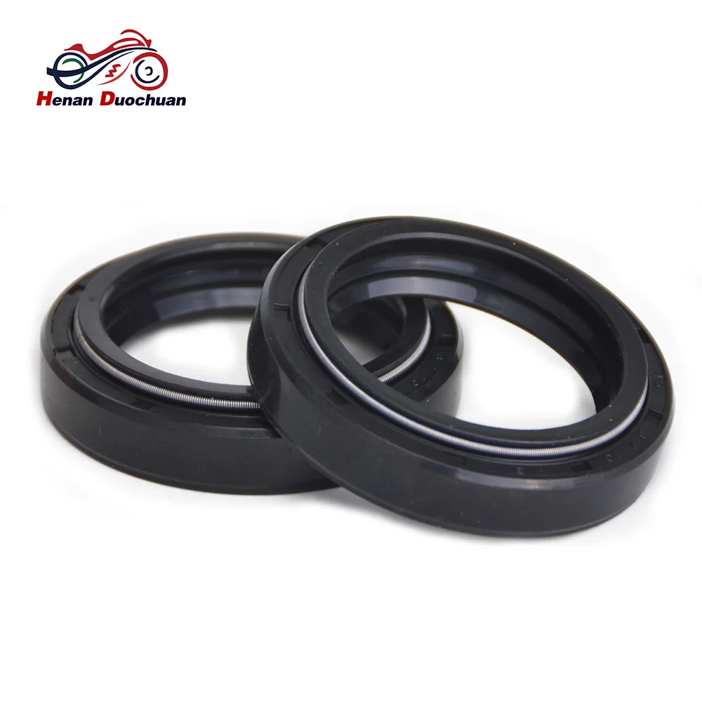 2pcs GOOD Nitrile Rubber Double Lip Front Fork Oil Seal SRX250 BW350 XV250 * XVS250 Virago V-Star for Kawasaki KX80 E2-E3 | Автомобили и