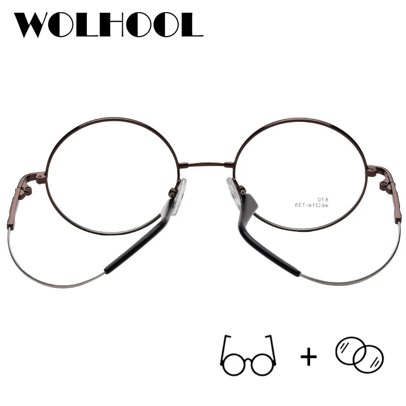 Дизайнерские очки без ободка из гибкого памятного титана для мужчин с миопией и рецептом на оптические стекла.