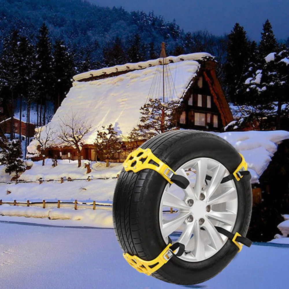 1x автомобилей Ван шина цепи на шины анти противобуксовочный ремень колесо