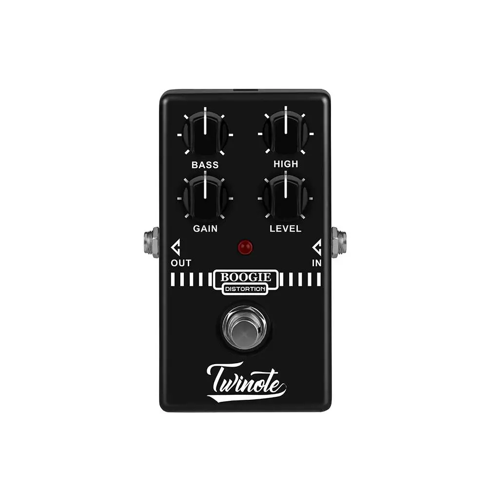 Twinote Boogie Искажение гитары педаль аналоговые Старый Школьный эффектов истинное