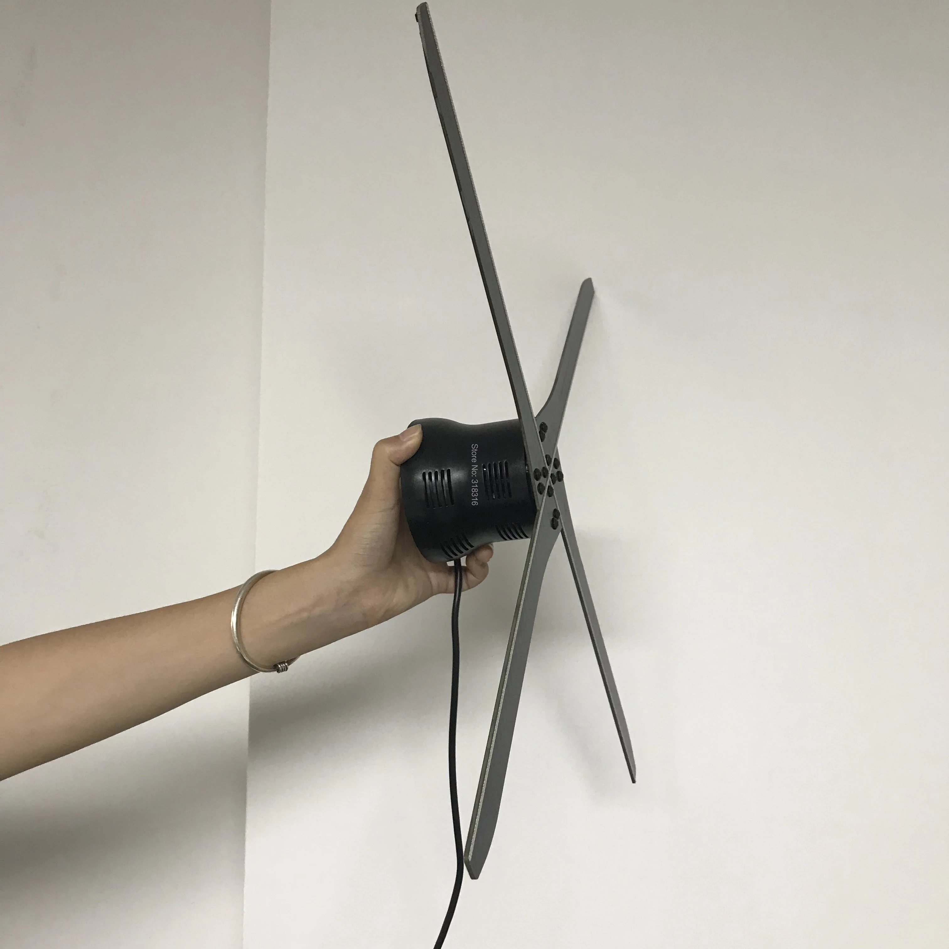 Оптовая продажа голограмма для рекламы wifi 56 см 3D | Освещение