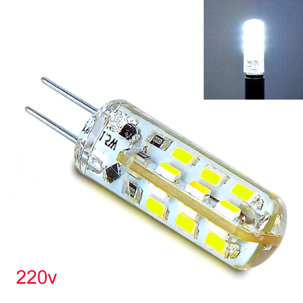 G4 24 светодиодный витые бусины SMD3014 пена лампы высокое Напряжение 110 V 220 теплый