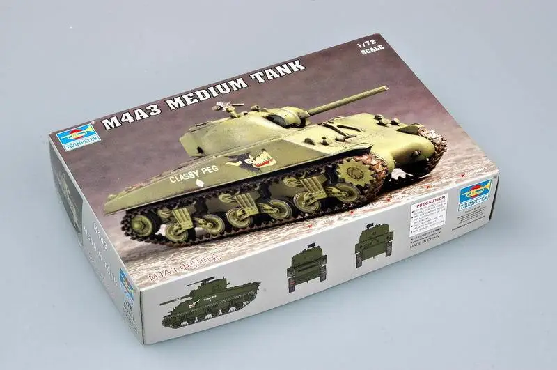 Trumpeter 1/72 07224 M4A3 Sherman|Наборы для сборки моделей| |