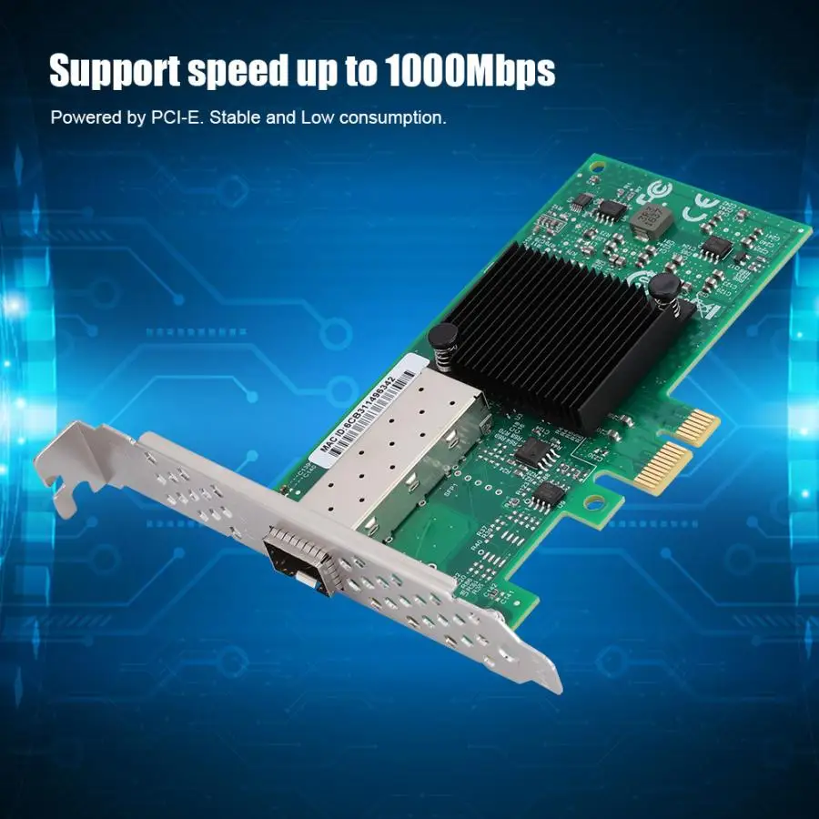 BCM5078 1000 Мбит/с PCIe Gigabit LAN Card NIC сетевая карта PXE/Jumbo 1G SFP интерфейс|Сетевые карты| |