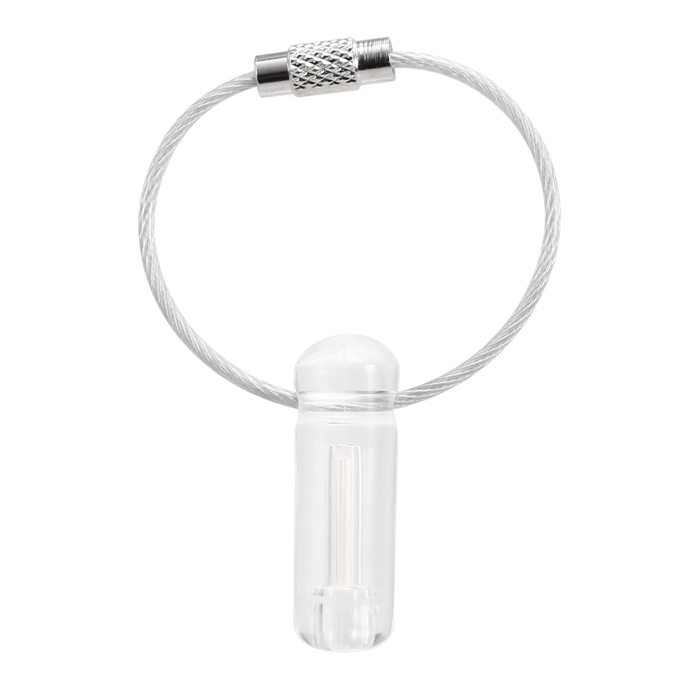 Открытый походный EDC инструмент Автоматический световой Тритий брелок зажим