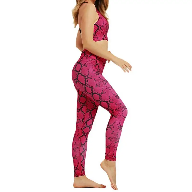 Из двух частей спортивный костюм для женские костюм-влаги влагу плотно Змеиный