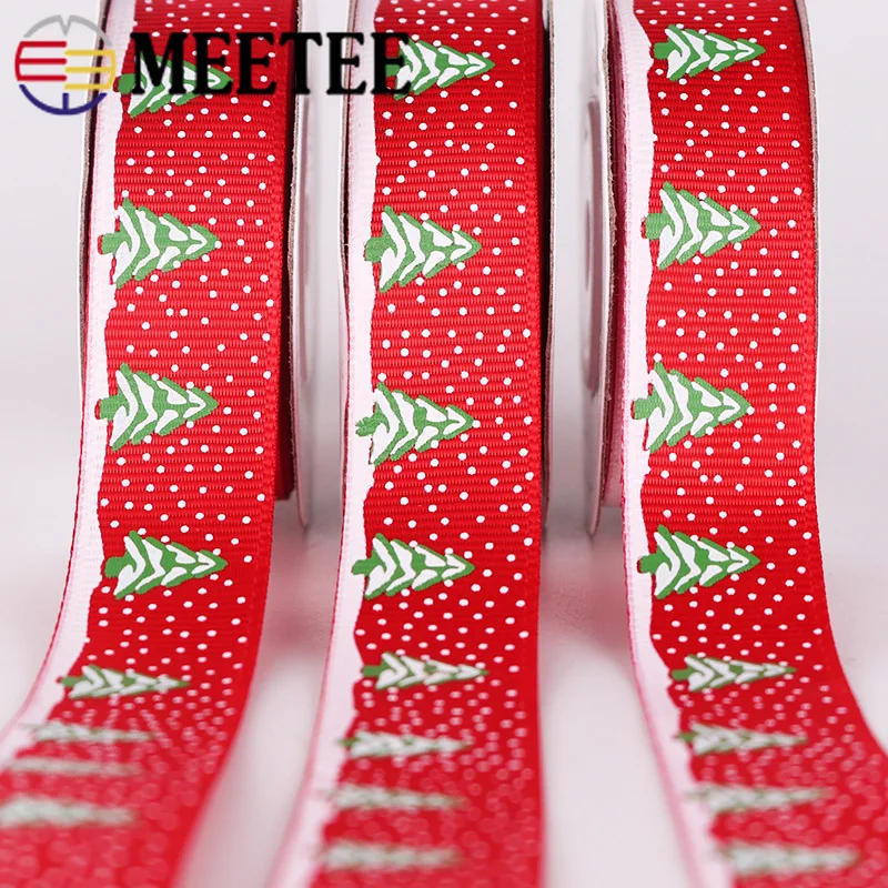 Meetee1шт (1 шт = 9 м) 20 мм Двусторонняя лента DIY Рождество Новый год Украшение