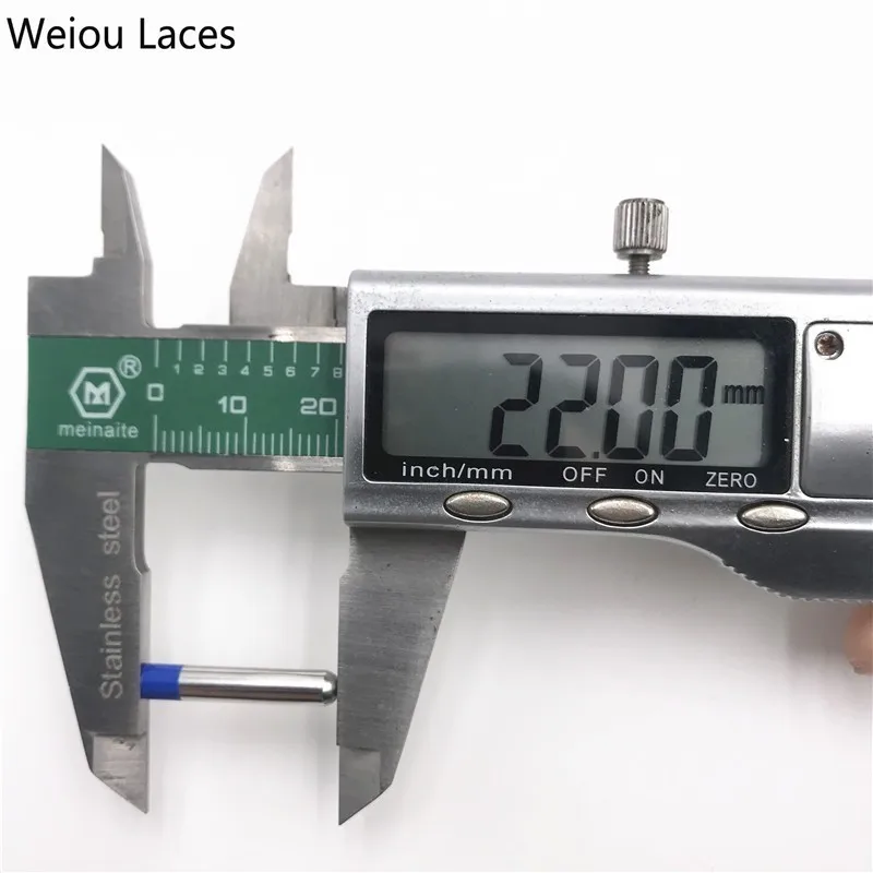 Weiou 4 шт/1 Набор 4x22 мм серебристо синие бесшовные окрашенные металлические