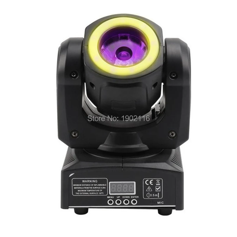 

60W LED Beam Moving Head Light With RGB Light Strip Powerful RGBW Beam Wash Stage Lighting For Club Disco Party/DJ Spot Lighting