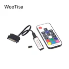 Светодиодный контроллер 12 В RGB SATA, большой 4Pin интерфейс, компьютерный чехол светодиодный, светильник, контроллер, RF беспроводной пульт дистанционного управления для ПК, чехол