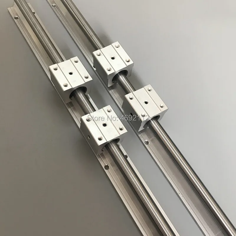 6 комплектов SBR20 500/1500/2500 мм линейная направляющая + шаровой винт набор SFU1605 SFU2005