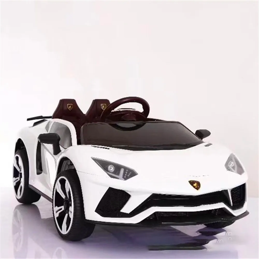Children's electric car four-wheeled kart can sit male and female baby remote control toy inflatable wheel kid motorcycle |
