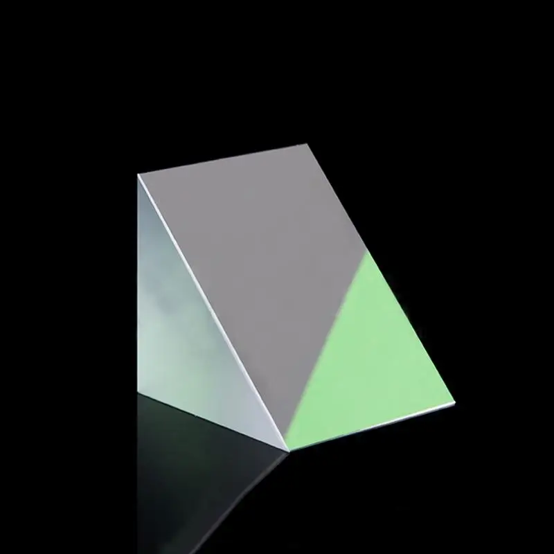 

40x40x40mm Optical Glass Triangular Lsosceles K9 Prism With Reflecting Film