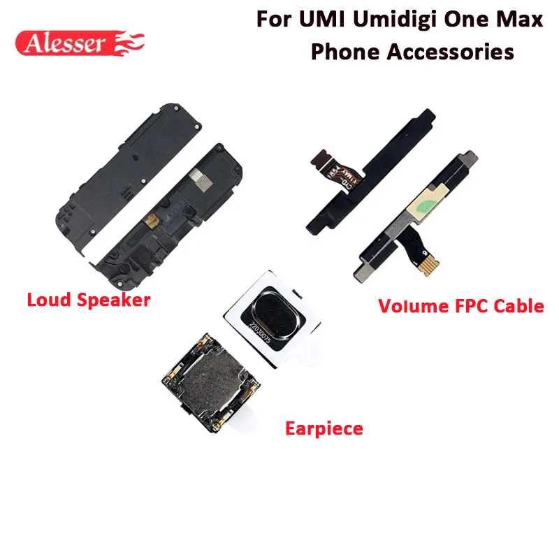 Alesser для UMI Umidigi One Max громкий динамик в сборе Кнопка громкости FPC кабель телефонные