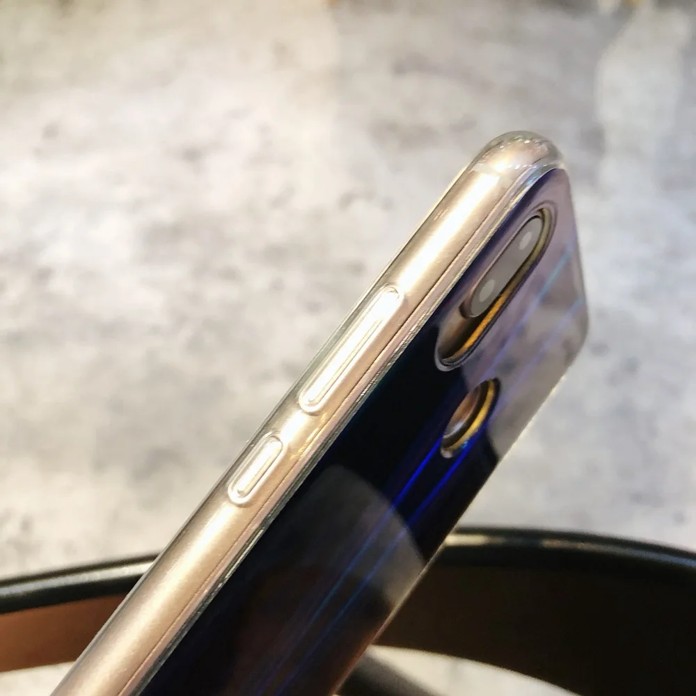 Рамочный чехол Аврора лазерный мягкий для huawei смартфона Honor 8X8 Pro P Smart P30 P20 P10 P9 P8 Lite