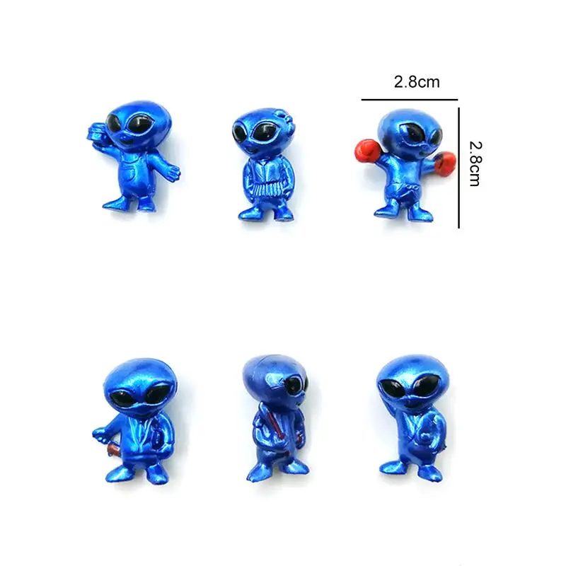 6 шт./компл. ПВХ Alien Toy Фигурки пришельцев фигурку куклы аниме Brinquedos детские