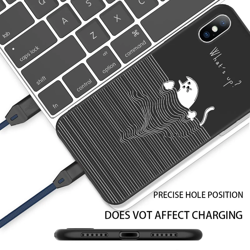 Lovebay чехол для телефона iPhone 11 6 6s 7 8 Plus X XR XS 11Pro Max 5 5s мультяшный забавный кот мягкий
