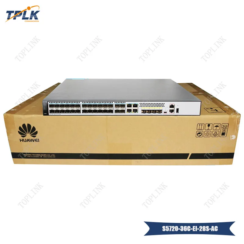 Оптический коммутатор Huawei S5720-36C-EI-28S-AC 10/100/1000 Мбит/с Gigabit SFP поддерживает