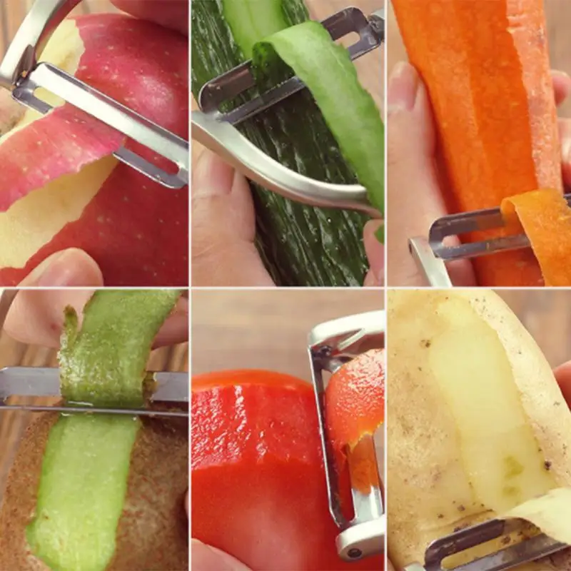 Цинковый сплав Коррозионностойкий Овощной очиститель безвкусная терка для