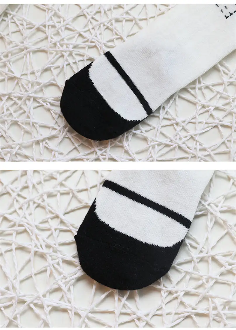 Calcetines adorables para beb&eacute; reci&eacute;n nacido, medias largas hasta la rodilla, con dise&ntilde;o de lazo negro, para ni&ntilde;o y ni&ntilde;a-3
