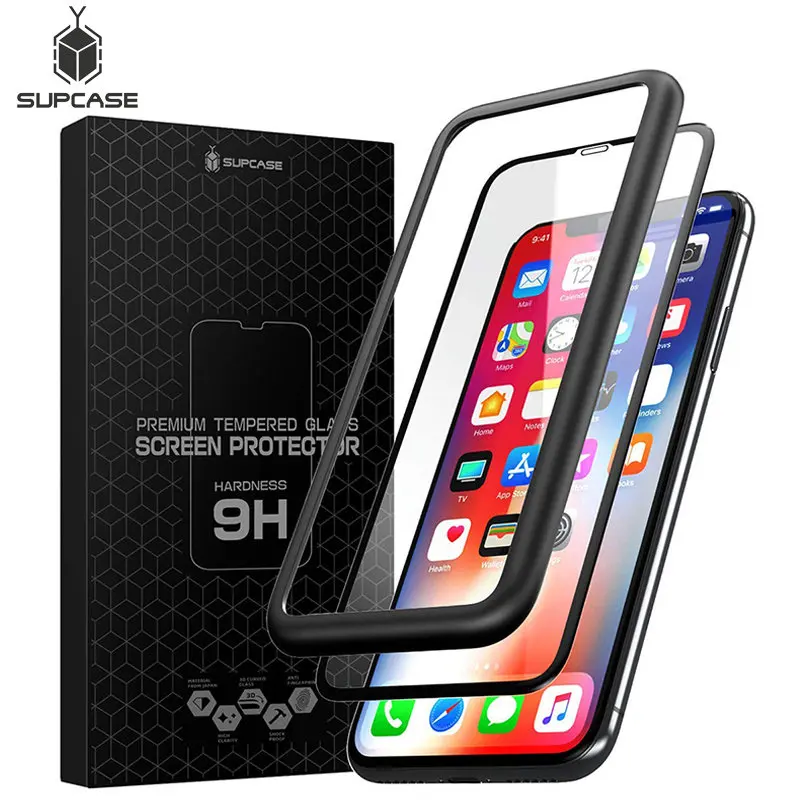 Закаленное стекло для iPhone XR 6 1 дюйма защита экрана с закругленными краями и