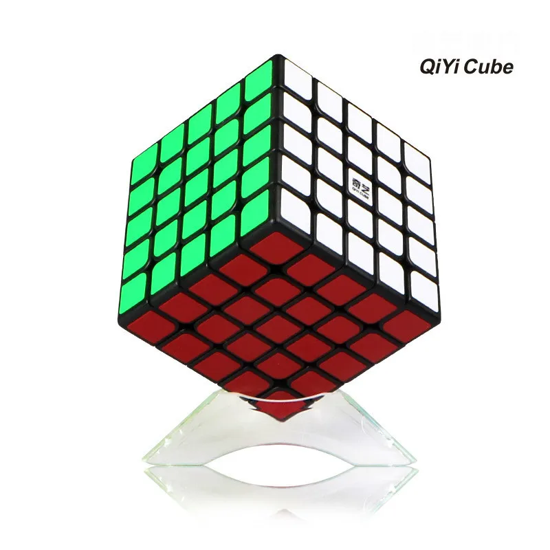 Нео Куб 5x5x5 Cubo Magico Qiyi Qizheng S волшебный куб 5x5 Stickerless Qizhengs кубический антистресс 62 мм