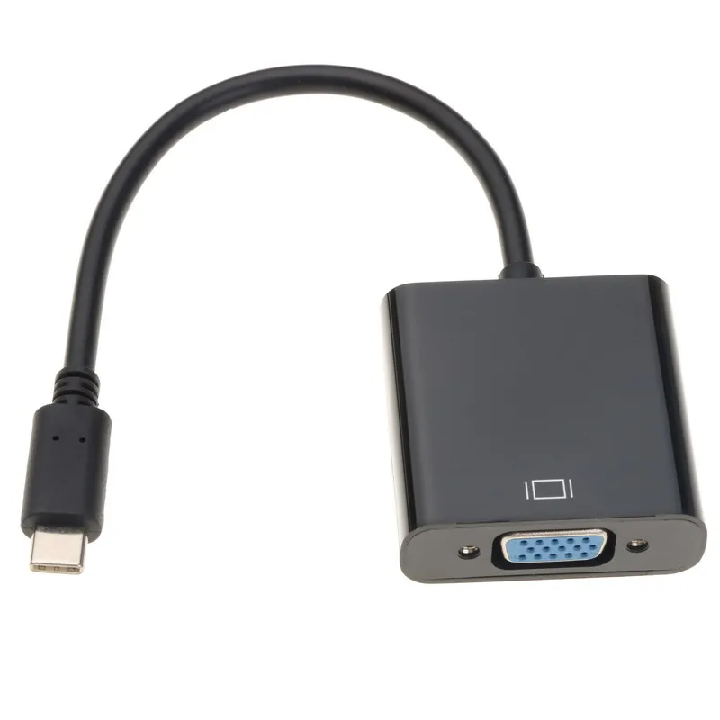 Кабель-адаптер KEBIDU Type C-VGA USB 3 1 Hub Type-C Male-VGA Female для ноутбука Macbook Chromebook Pixel |