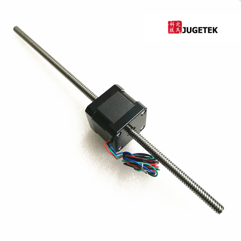 400 мм длина non пленочный Nema17 линейный шаговый двигатель с Tr8 * 4 Leadscrew|stepper motor|linear