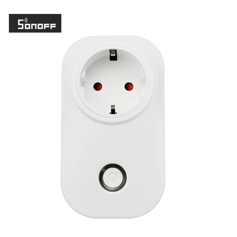 Умная розетка Sonoff S20 с Wi Fi 220 Вт 10 А беспроводное приложение дистанционным
