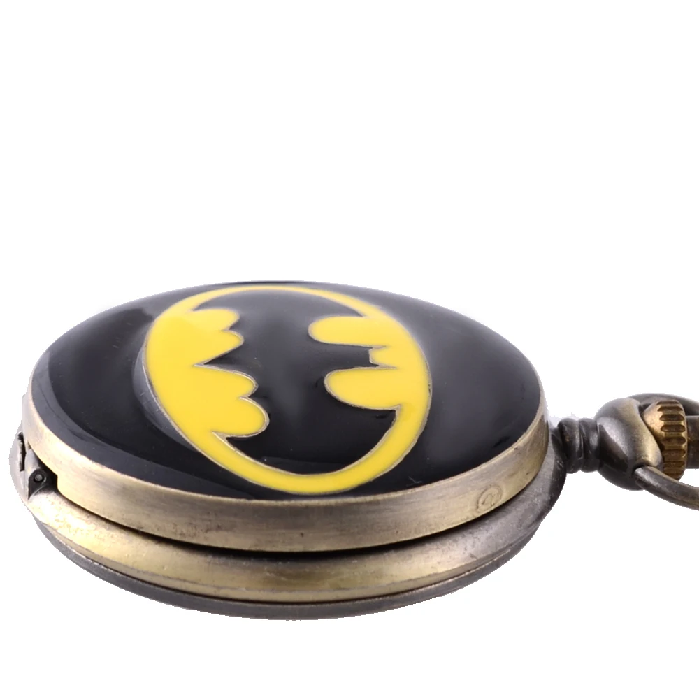 IBEINA черные часы в стиле Бэтмен тема Полный Охотник кварцевый гравированный