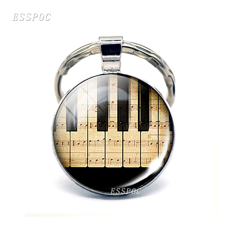 Брелок для ключей в виде пианино музыкальное украшение брелки музыкальные