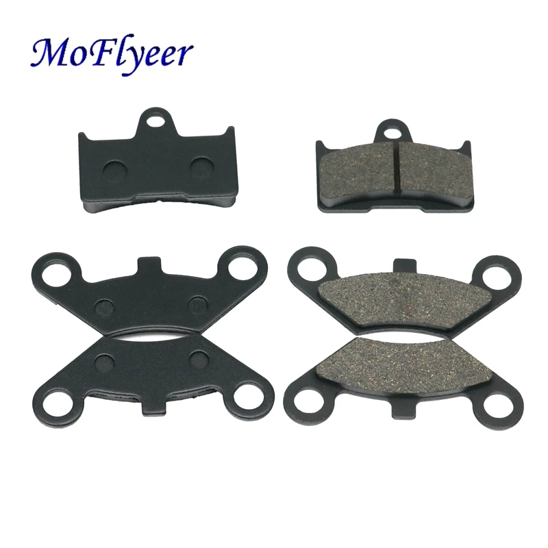 MoFlyeer ATV передние 4 шт. + задние 2 полуметаллические тормозные колодки для CF Moto CF500