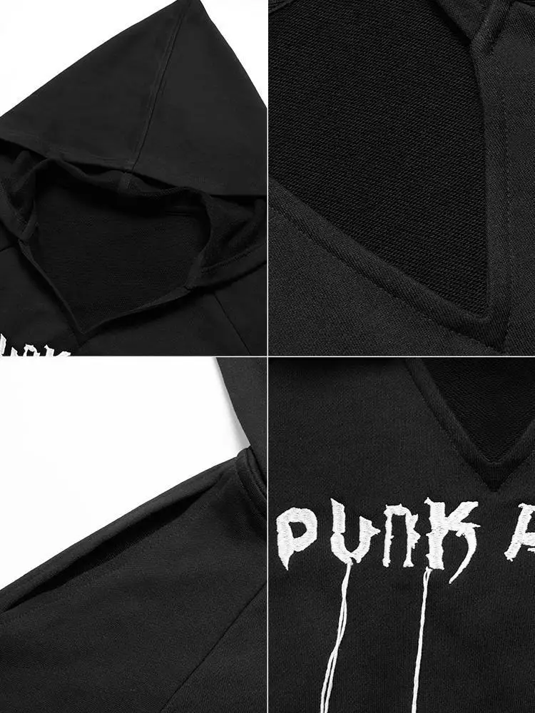 Панк Rave женские Goth кофты ведьмы с рукавами фонариками PT322WY|Женские толстовки и