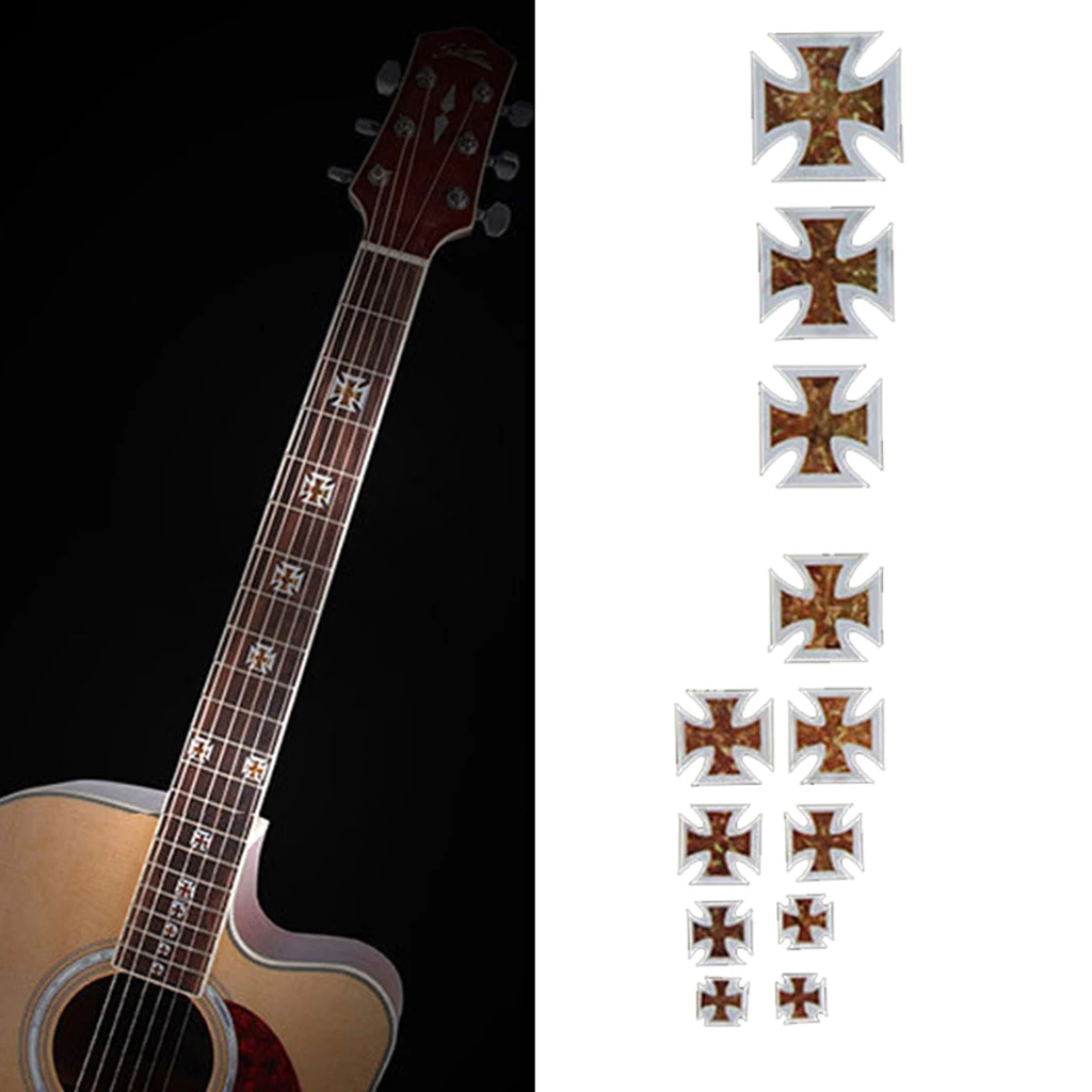 Электрическая акустическая гитара Гриф Fretboard DIY наклейки для музыкальных