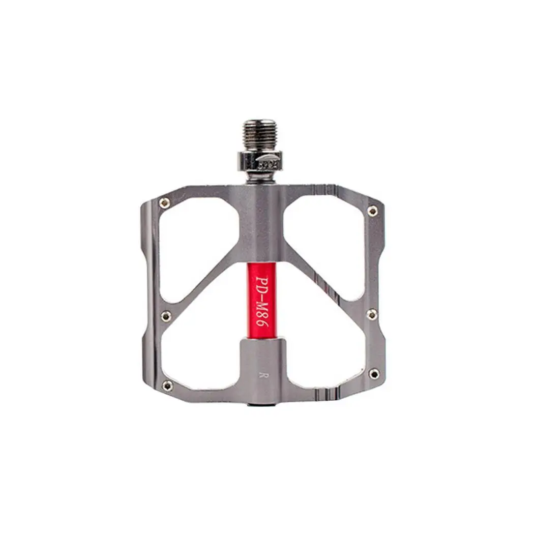 Mountain Bike Road Magnesium Aluminum Three About 231g Bicycle 282g Bearings Pedal Silver | Спорт и развлечения