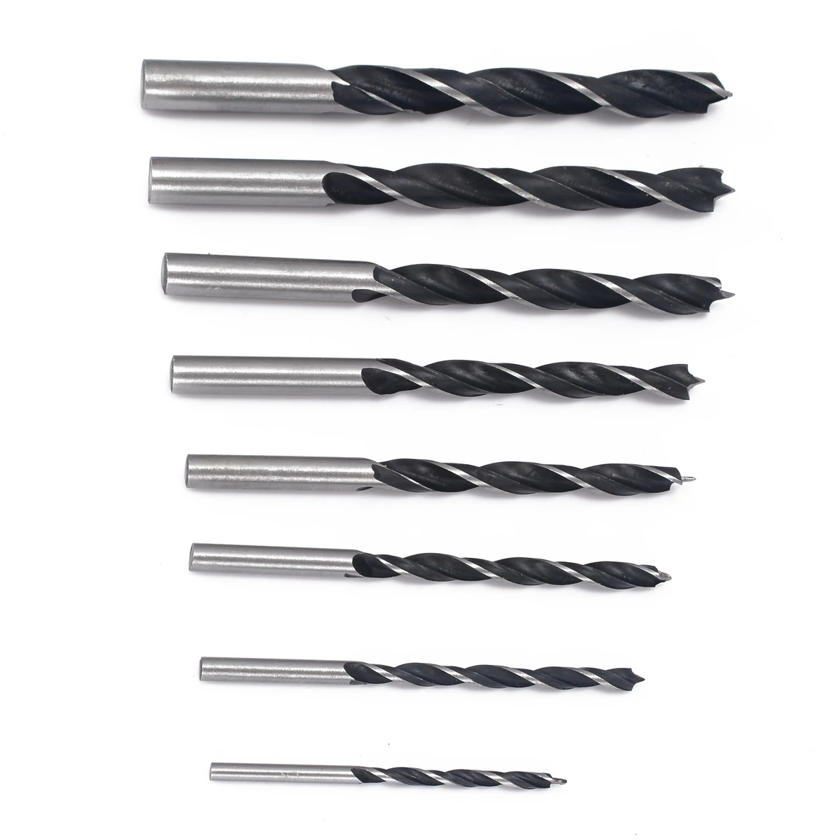

8Pcs Woodworking Metal Wood Drill Bits Kits 3/4/5/6/7/8/9/10mm High Carbon Steel Twist Drill Bit