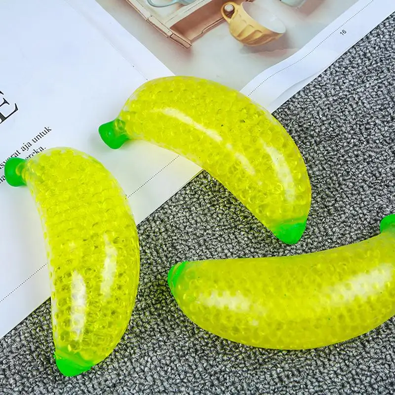 Инновационный банановый Squishy игрушки вентиляционный мяч реалистичные фрукты для