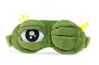Дорожная 3d-маска для глаз в виде лягушки мягкая Накладка для сна Расслабляющая повязка на глаза маска для сна