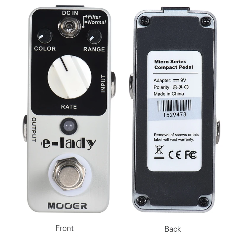 MOOER Guitar Pedal E-Lady Analog Flanger Effect 2 Modes True Bypass Full Metal Shell Parts and Acc | Спорт и развлечения