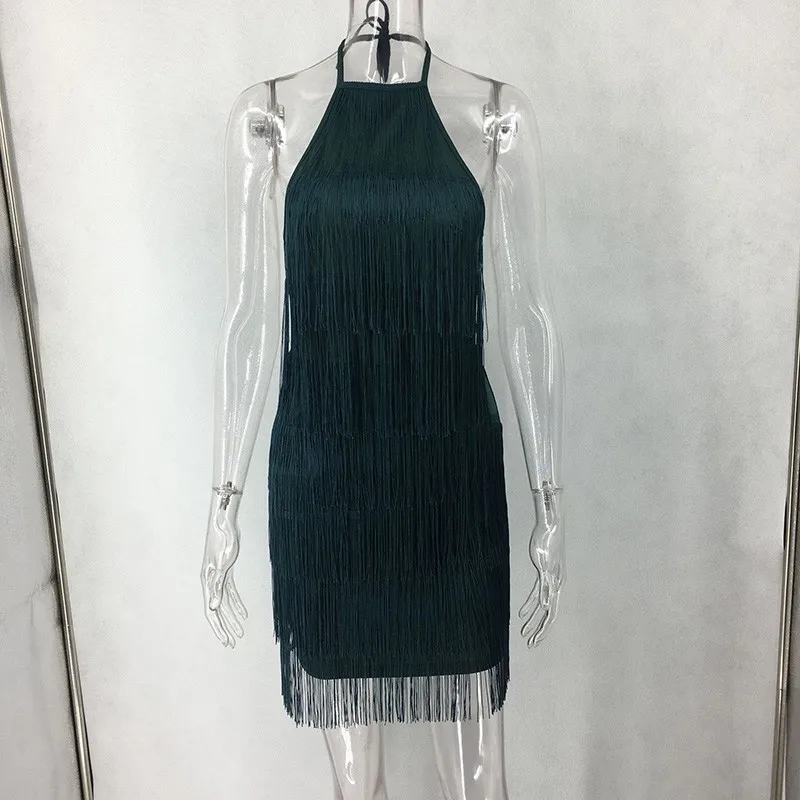 Свадебный комплект из модных сексуальное летнее платье 2019 Для женщин бахрома для